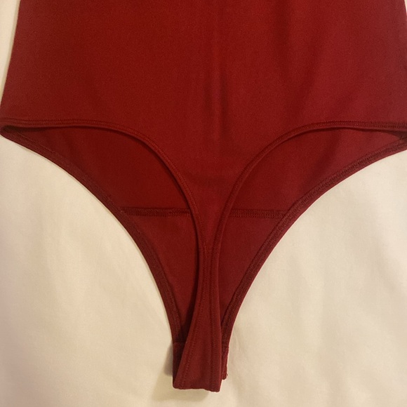 BNWT Abercrombie & Fitch Maroon Bodysuit One Piece - Picture 8 of 11